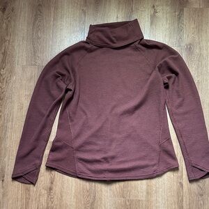Kuhl Petra Turtleneck Waffle Knit Top Size Medium